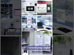 ISO 9001 Self Stick Dry Ease Sheets White Board OEM ODM وزن سبک