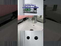 نگهدارنده لوازم جانبی حمام از جنس استنلس استیل مشکی برای فنجان مکش حمام ثابت