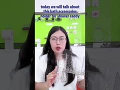 نگهدارنده میز اداری سبد لوازم جانبی حمام نگهدارنده پایه دیواری پلاستیکی