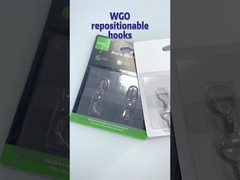 قلاب های دیواری محکم نصب شده خود چسب بدون اثر باقی مانده 7x7 سانتی متر