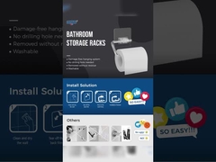 14.5 سانتی متر خود چسبنده شفاف نگهدارنده کاغذ توالت رولر PC PET ISO 9001