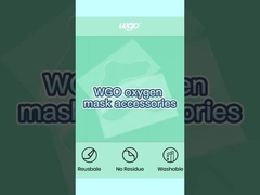 ماسک آکسیژن چسبنده قابل استفاده مجدد ژل پد برای ماسک های CPAP