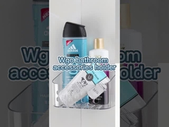 بدون آسیب پاک آشپزخانه سازمان دهنده ظرف دیوار نصب برای حمام