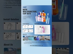 32 سانتی متر گسترده خود چسبنده جارو دارنده WGO جارو دارنده دیوار مکش