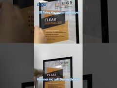 A4 210mm X 297mm دارنده تابلو نصب شده روی دیوار