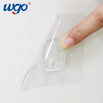 WGO قلاب کت شفاف PC خودچسب Heavy Duty for Hanging Coat حوله آشپزخانه حمام ضد زنگ ضد زنگ