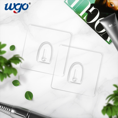 WGO چسب دو طرفه قلاب دیواری آویز قلاب برای کت کلاه حوله کلید لباس آویز درب دکوراسیون منزل