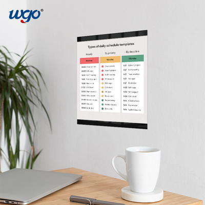 قاب نمایش عکس نصب شده خود چسب، نگه دارنده علامت دیواری رایگان