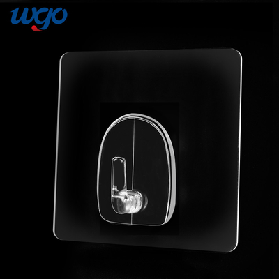 WGO چسب دو طرفه قلاب دیواری آویز قلاب برای کت کلاه حوله کلید لباس آویز درب دکوراسیون منزل
