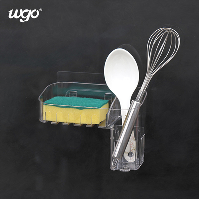 Clear Kitchen Storage Bath organizer سبد دیواری برای نوار دوش