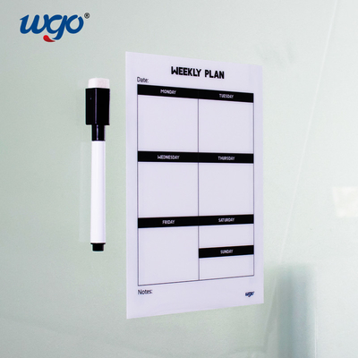 W Peel Dry Ease Wall Sticking Place Film and Whiteboard 11x17 نشانگر گنجانده شده است