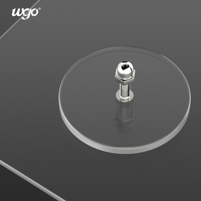 WGO Stick در قفسه دوش 70x70 پایه دیواری قلاب های چسبناک قابل جابجایی 5 کیلوگرم بارگیری با برچسب PVC