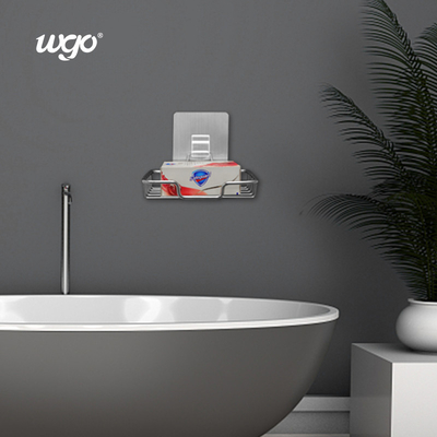 ظرف صابون استیل WGO 304 ضد زنگ برای دوش ISO 9001 نوع خود چسب بلبرینگ 5 کیلوگرمی