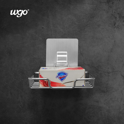 ظرف صابون استیل WGO 304 ضد زنگ برای دوش ISO 9001 نوع خود چسب بلبرینگ 5 کیلوگرمی