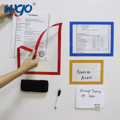 قاب عکس پشت چسبناک A4 8.5x11 8x10 PVC با نوار چسب قابل استفاده مجدد WGO