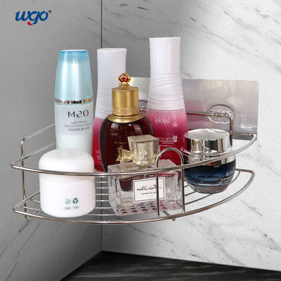 Nano WGO گوشه دوش Caddy مقاوم در برابر زنگ زدگی 10.1 سانتی متر مکش ثابت