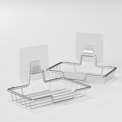 نگهدارنده صابون استیل ضد زنگ WGO 304 ISO 9001 نوع خود چسب بلبرینگ 5 کیلوگرمی