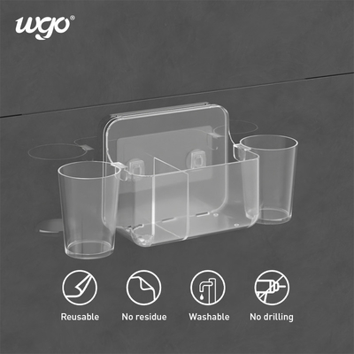 جا مکش دیواری جای مسواک خود چسب دار 32 سانتی متری WGO